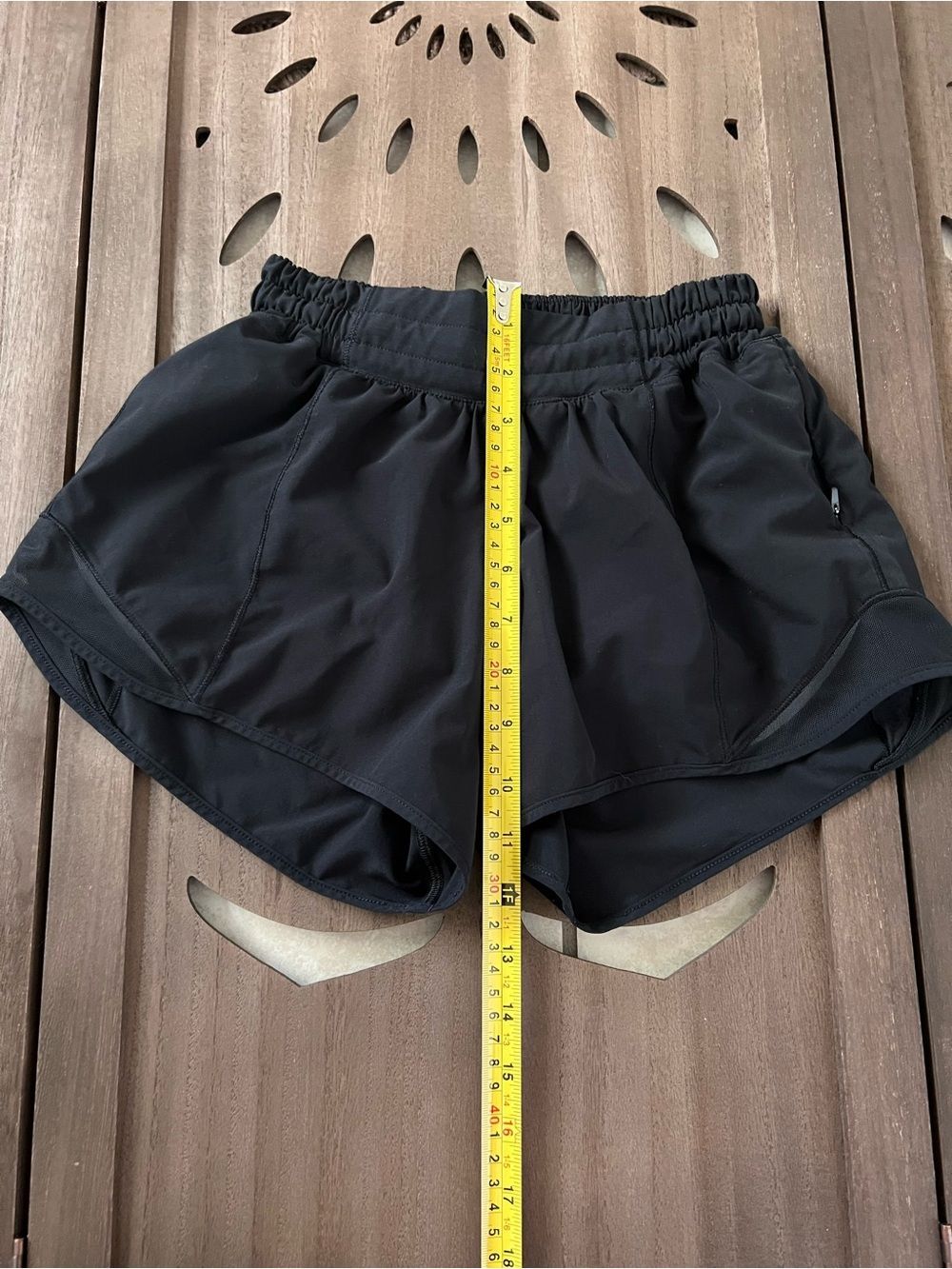 lululemon athletica Black Athletic Running Shorts with Elastic Waist - Picture 7 of 7